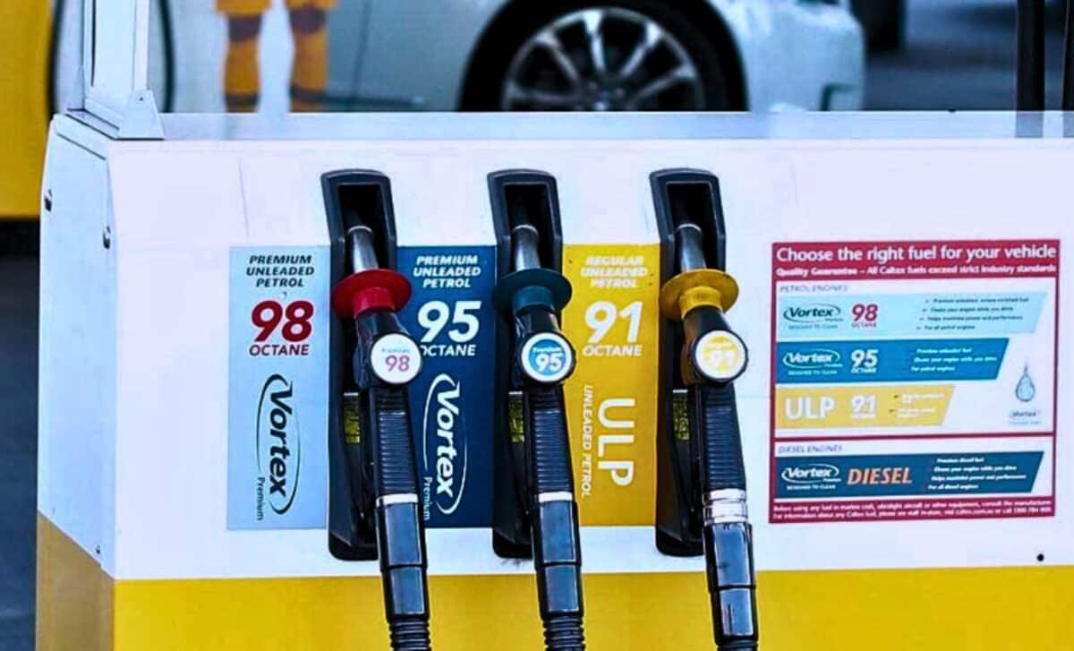 91, 95 and 98 petrol pump