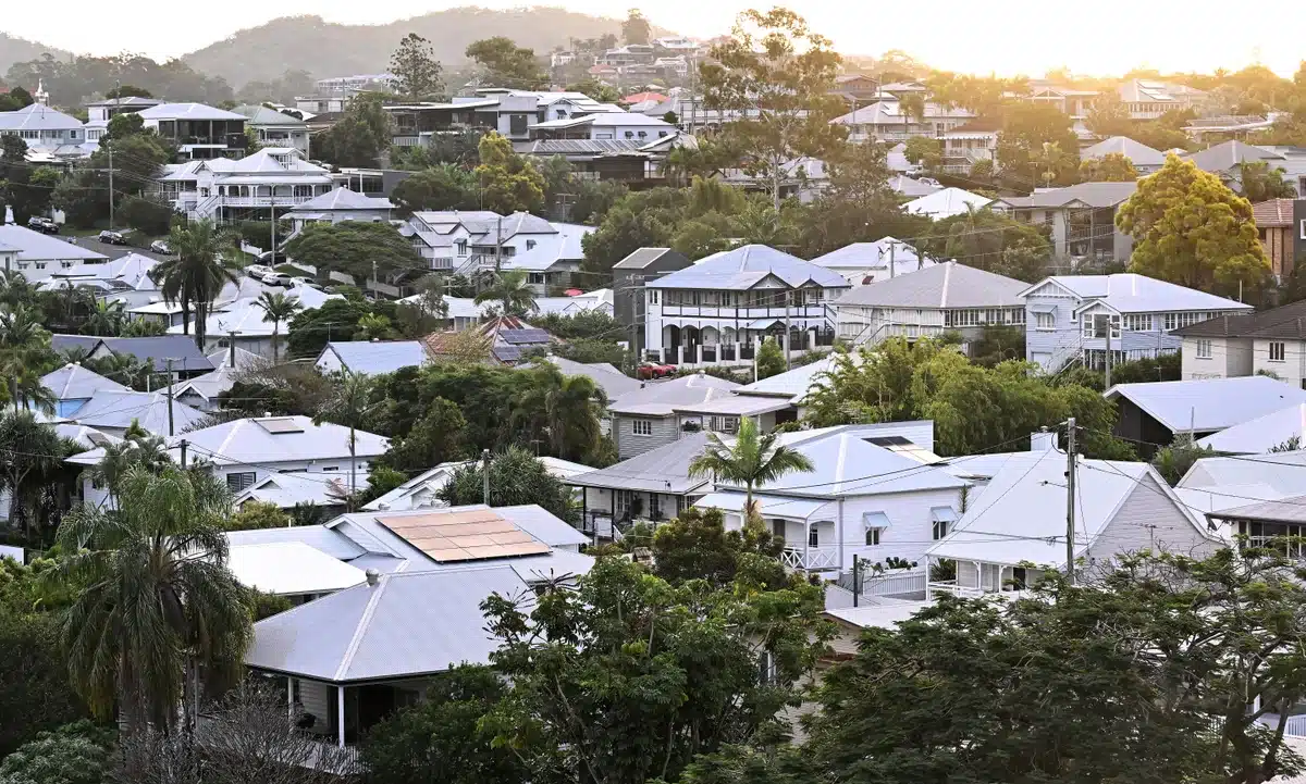 Australia house prices going down