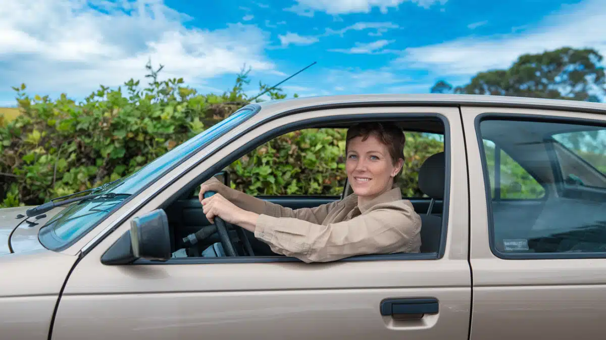 An NSW citizen in a car