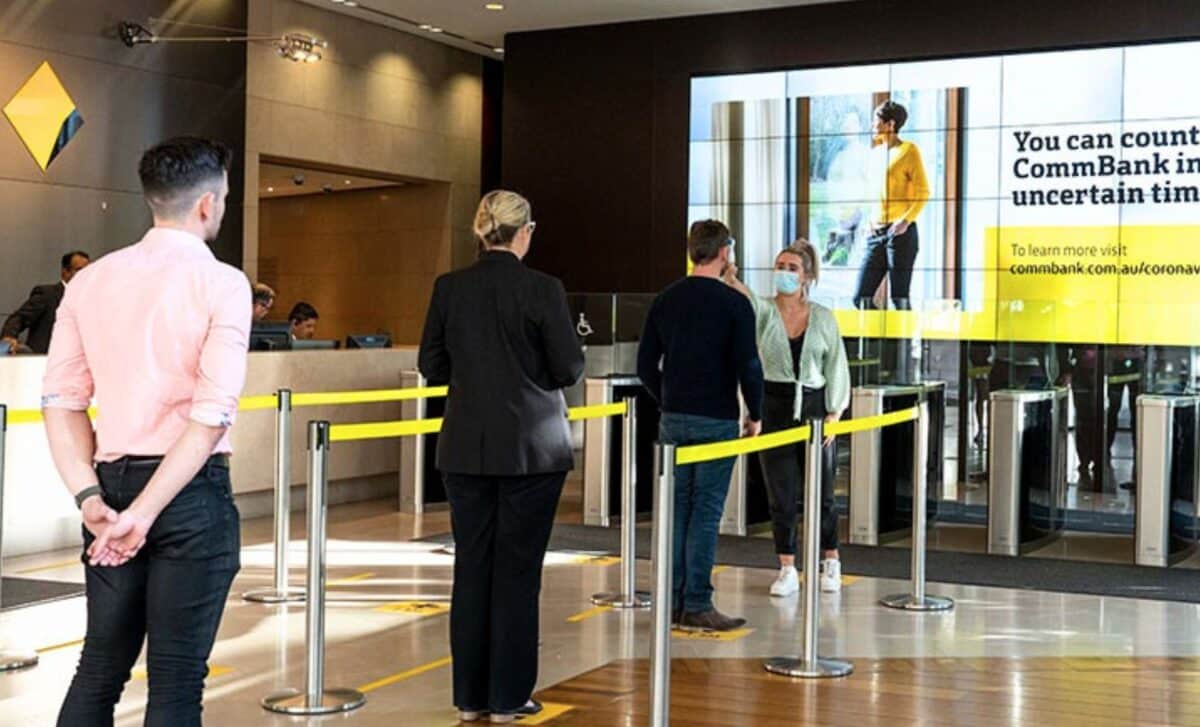 Commonwealth Bank workers