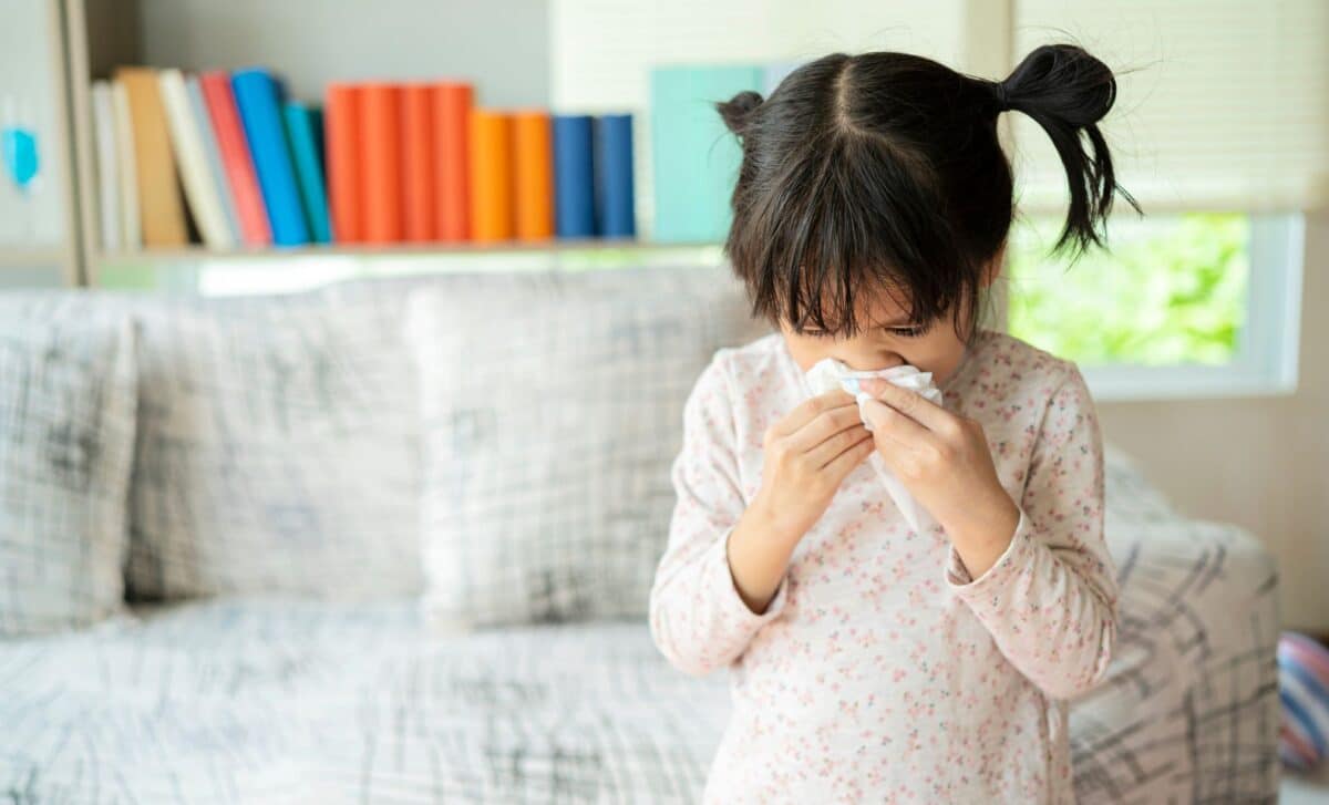 Influenza infected person