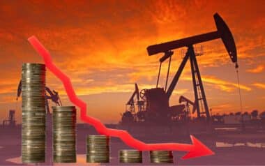 Oil prices decline with coins