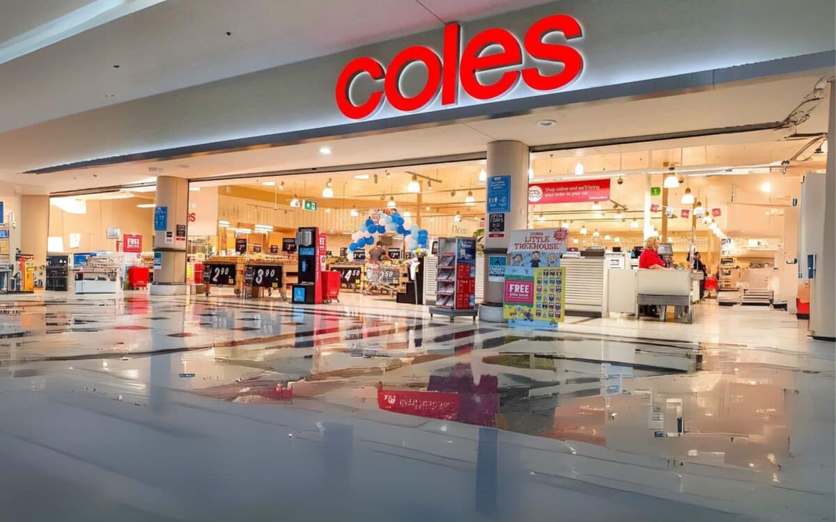 A Coles supermarket.