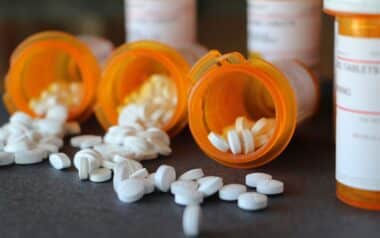 Prescription medications, pharmaceutical industry concept