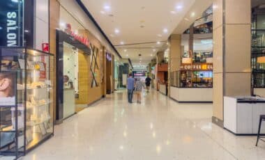 A suburban shopping centre in Top Ryde, a western suburb of Sydney in NSW, Australia.
