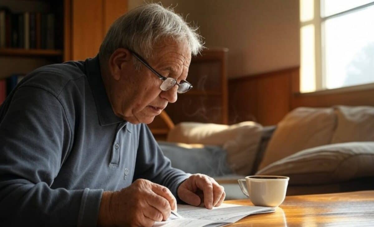 A pensionner dealing with attendance allowance