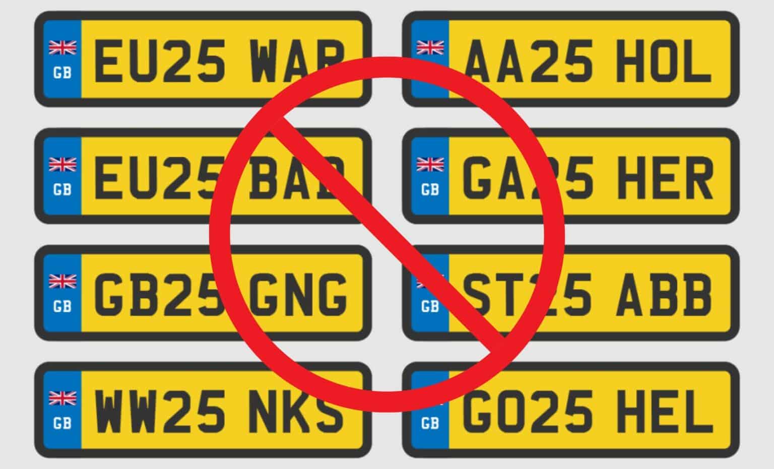New Number Plate Rules Could Land Drivers With 1 000 Fines new-number-plate-rules-could-land-drivers-with-1-000-fines