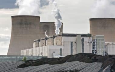 Nuclear- Ratcliffe-on-Soar Power Station, located in Nottinghamshire, England.