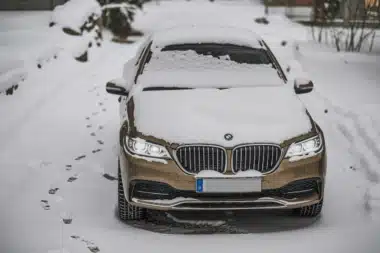 Car in snow