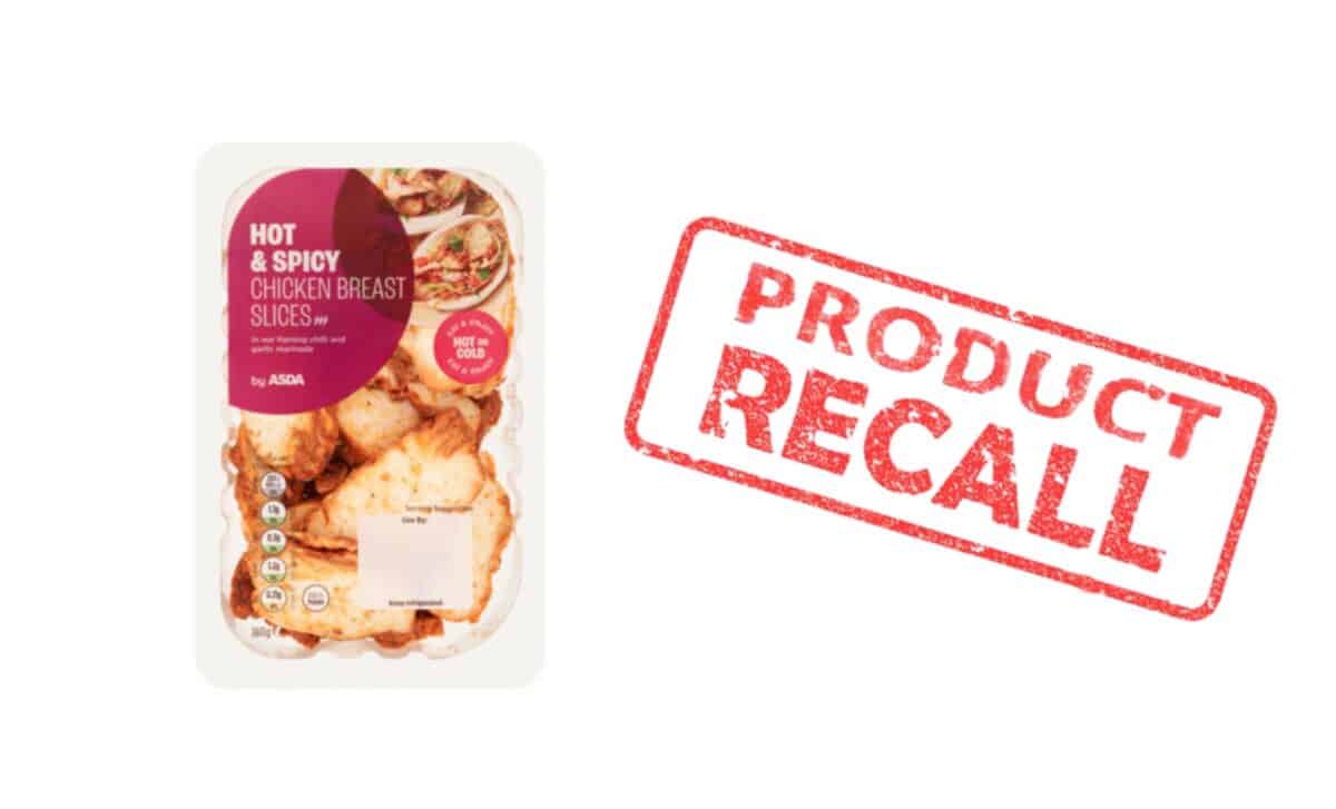 Asda chicken slices