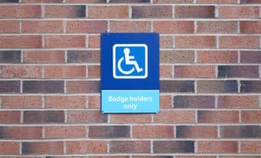 Blue badge holders