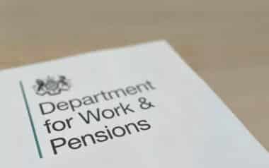 a document from the Department for Work & Pensions ( DWP )