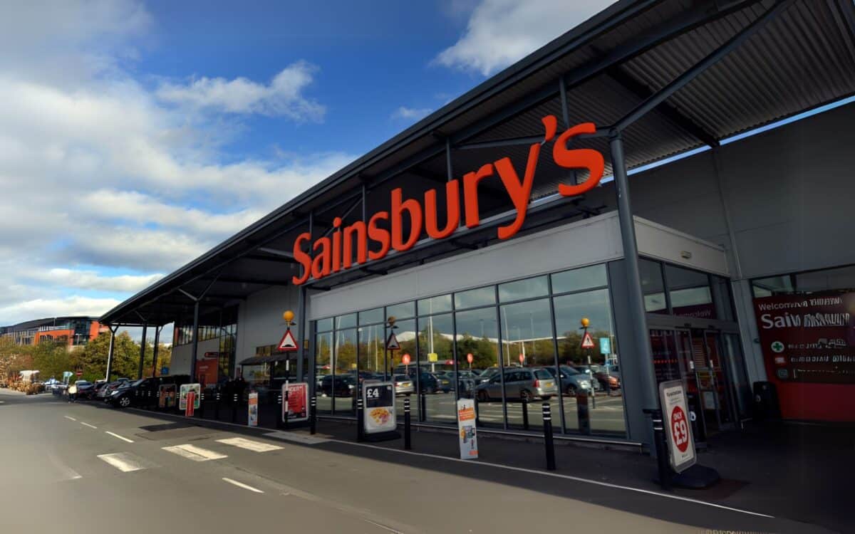 A large Sainsbury's supermarket