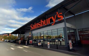 A large Sainsbury's supermarket