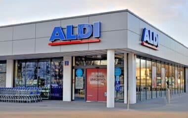 An Aldi front store