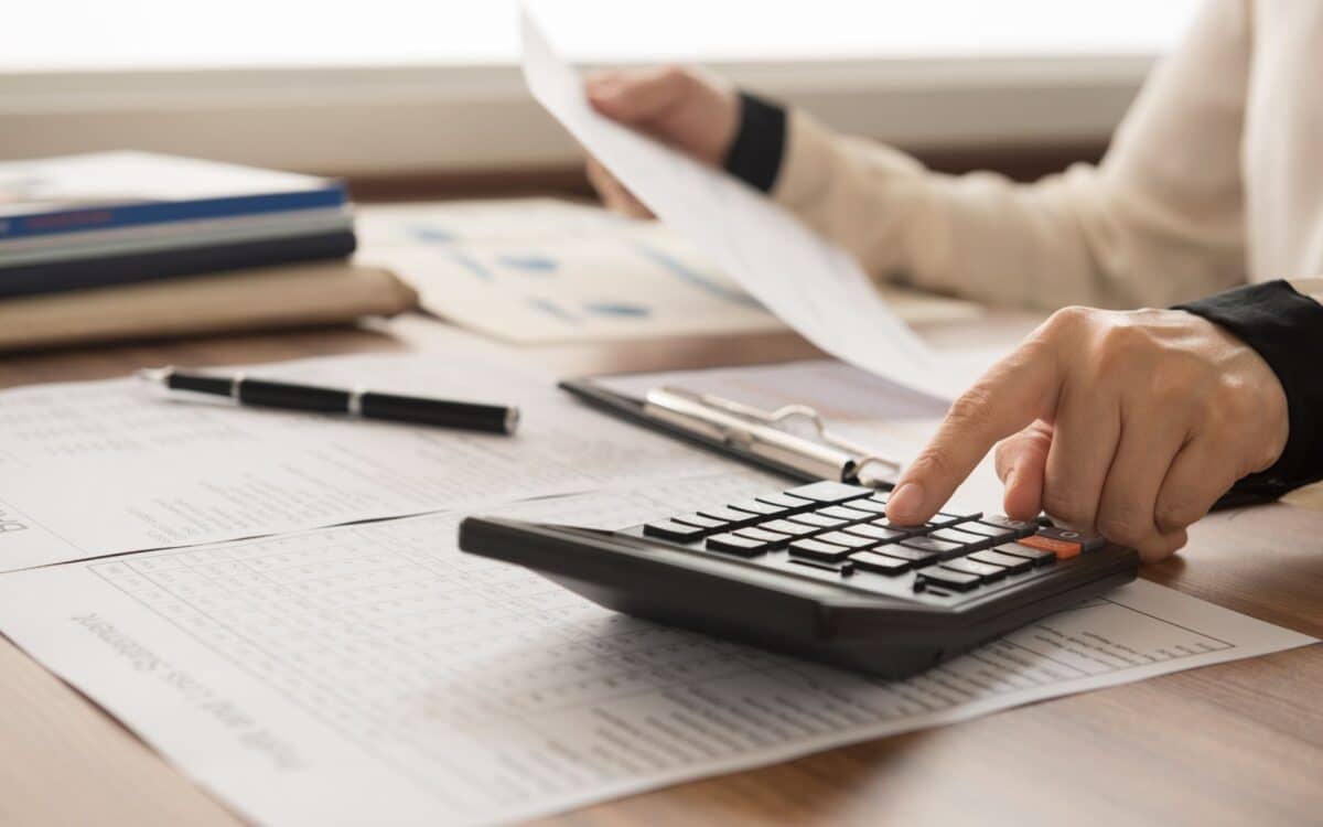 A person dealing with financial issues.