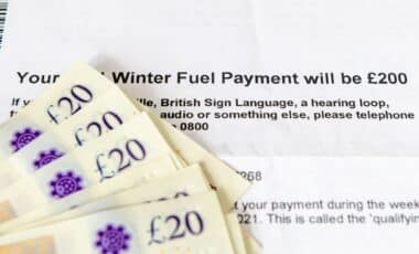 Winter Fuel Payment £300 bonus