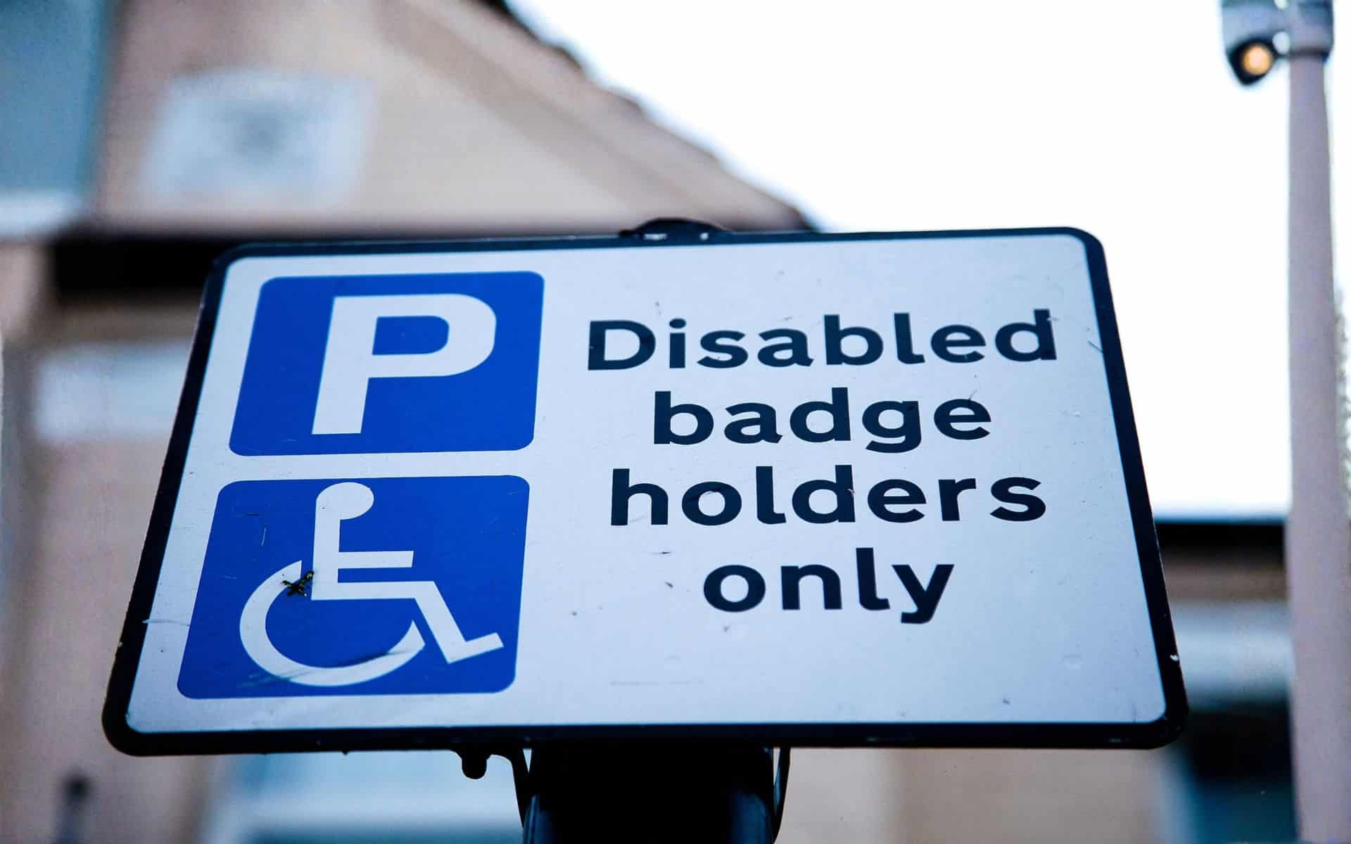 Blue Badge Holders Only Pannel