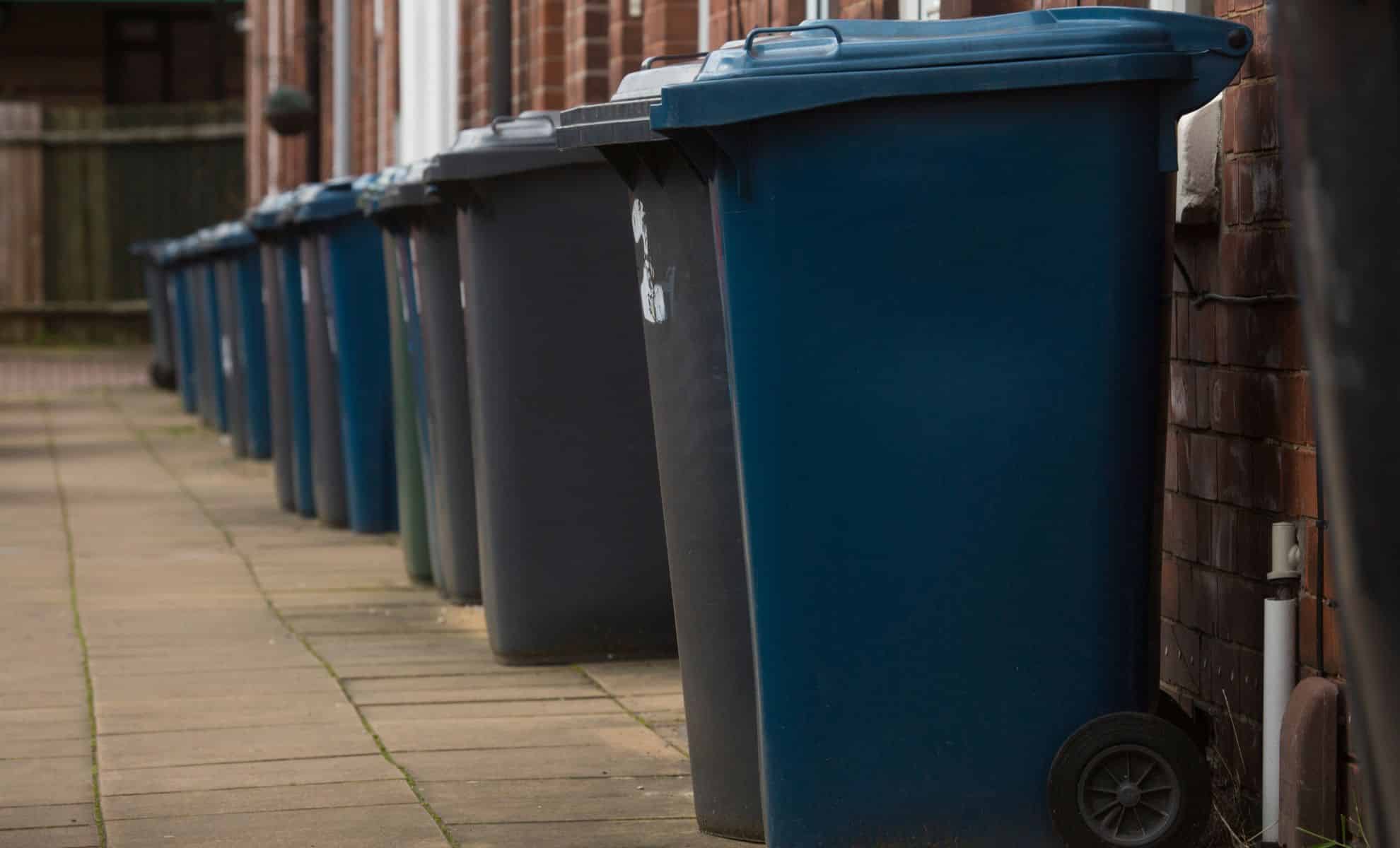 UK waste bins 37 items ban