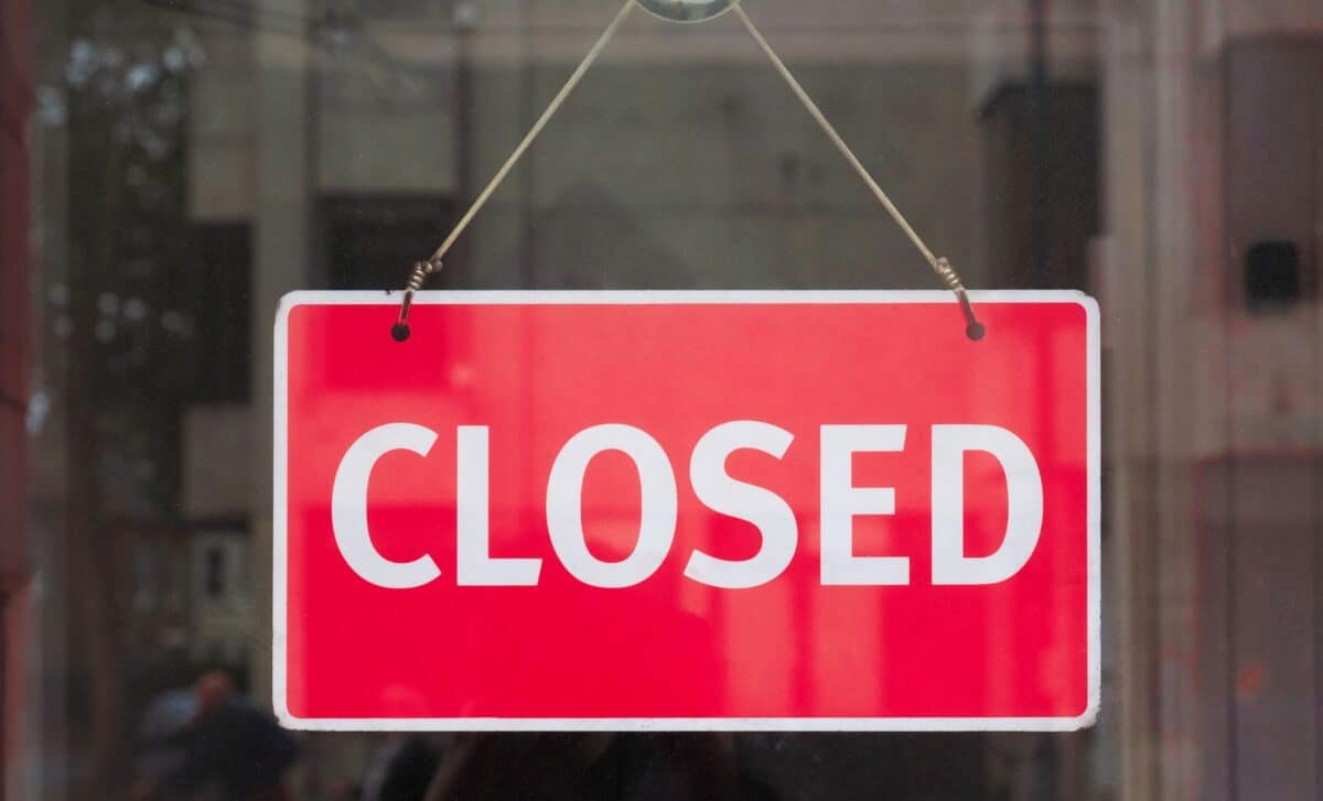 Closed Sign
