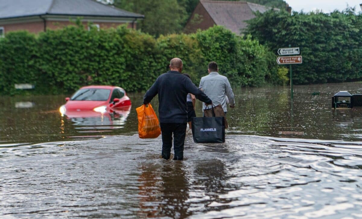 New Flood Warning Issued as Powerful Thunderstorms Sweep Across England and Wales