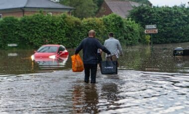 New Flood Warning Issued as Powerful Thunderstorms Sweep Across England and Wales