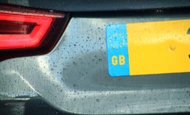 UK number plate