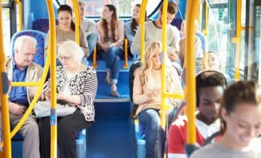 Bus passengers
