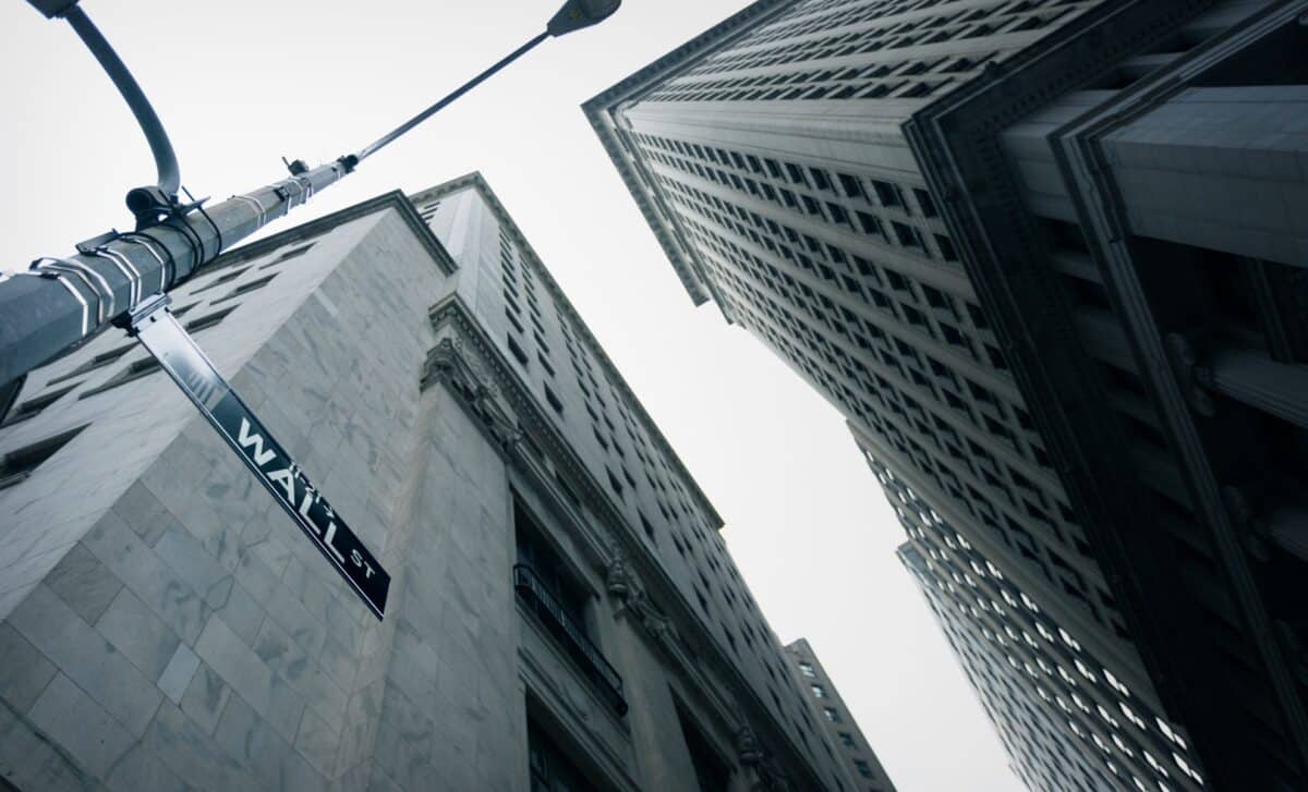 Wall Street Buildings And Road Signs