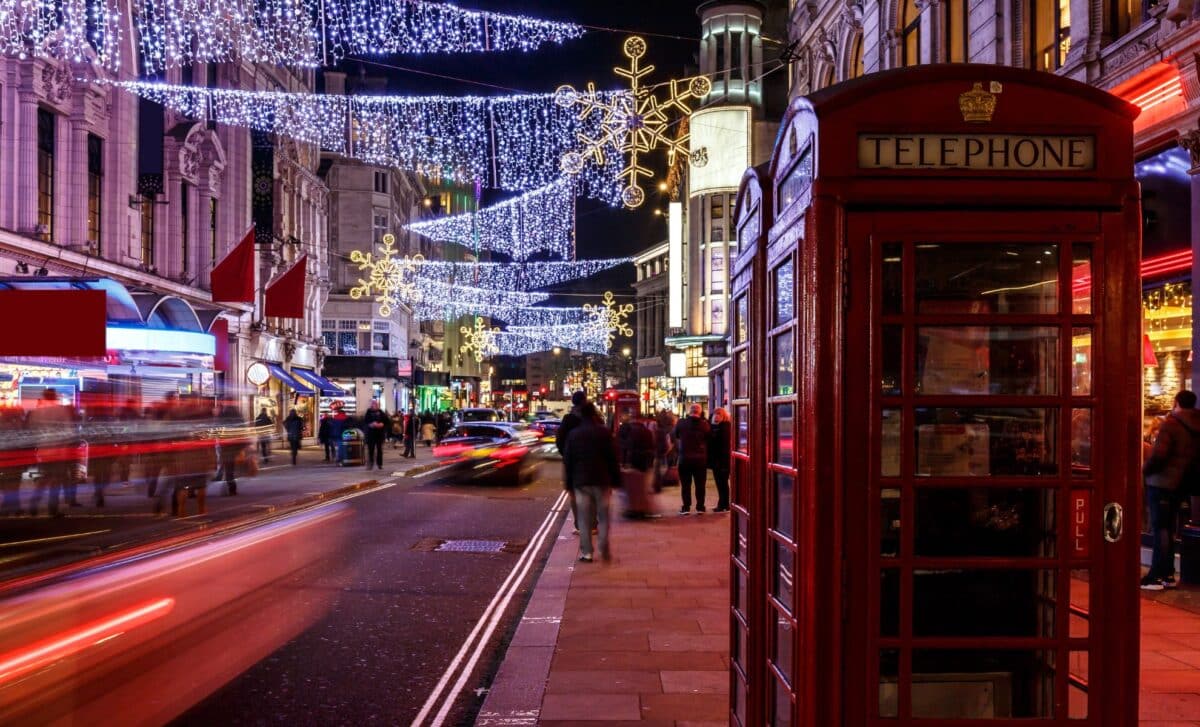 Coulourful Street, White Lights, London