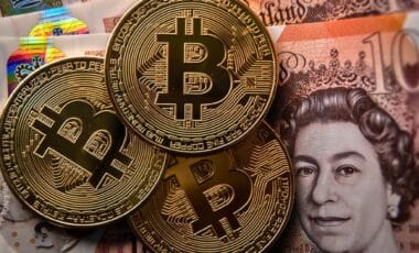 Bitcoin Currency With Queen Elizabeth II Face