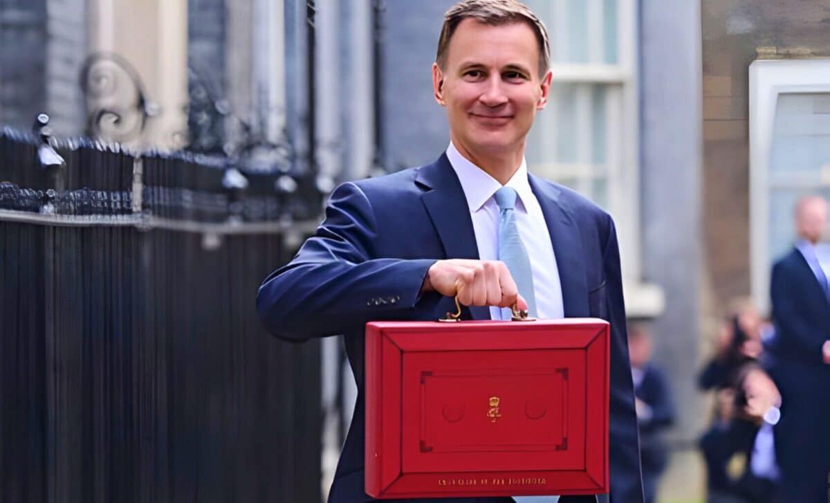 Chancellor Of The Exchequer Jeremy Hunt Presents The Spring Budget 2024 In Downing Street