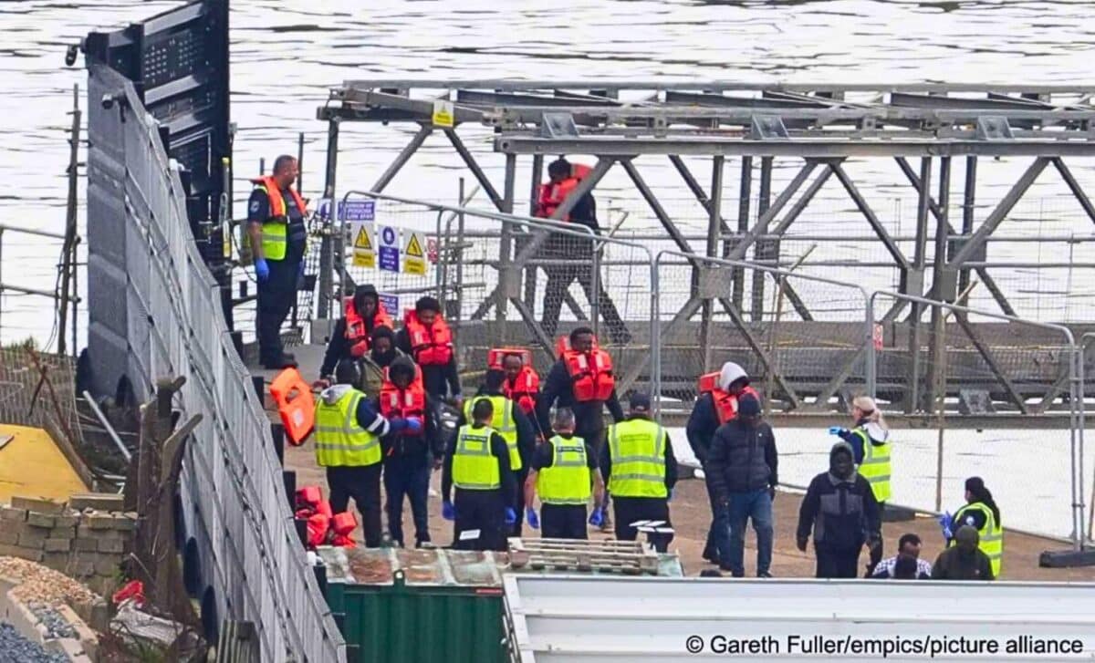 Illegal Migrants Are Being Disembarked In Dover, Kent, By The Border Force, Following An Incident On A Small Boat In The English Channel.