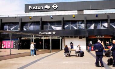 Euston Train Station Braces For Christmas Chaos