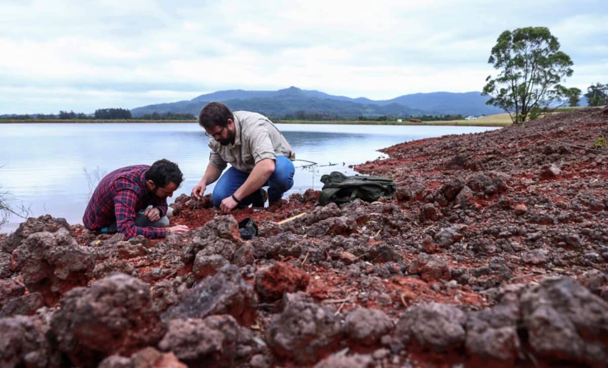 Paleontologists Rodrigo Temp Muller And Jossano De Rosso Morais From The Federal University Of Santa Maria