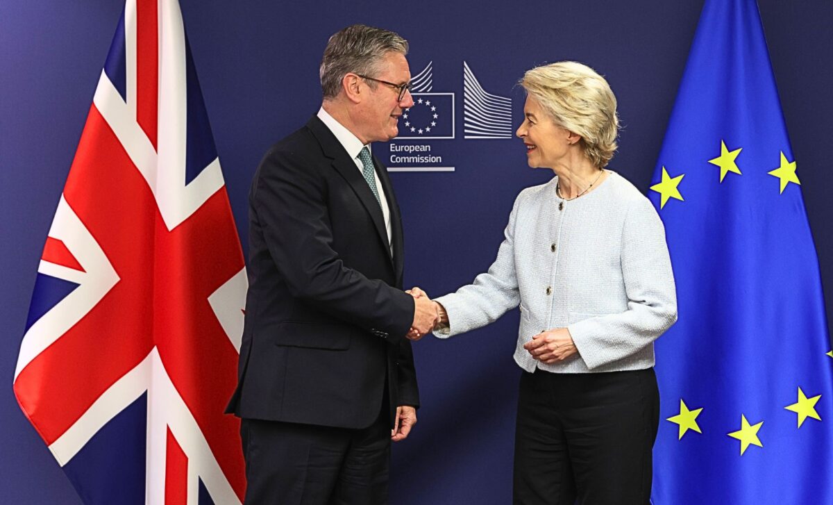 Sir Keir Starmer & Ursula Von Der Leyen, The President Of The European Commission