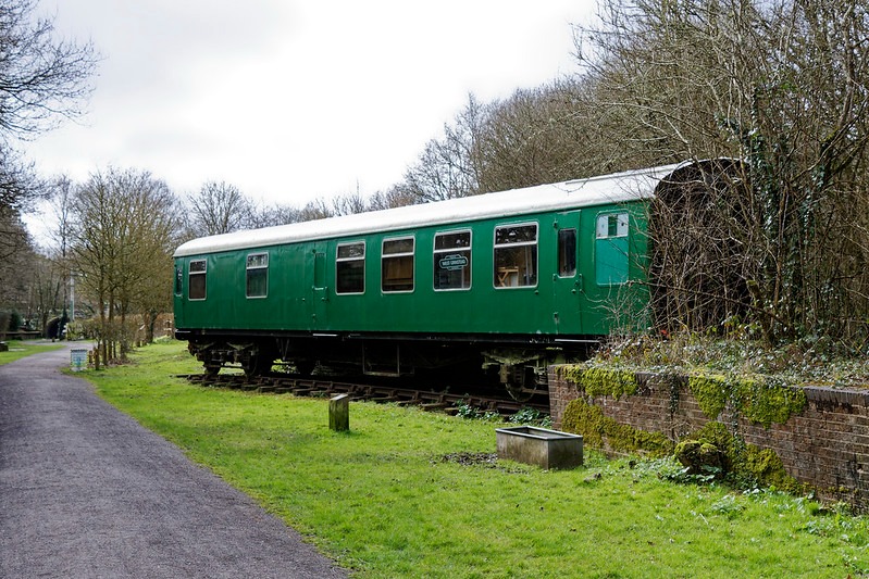 A Historic Railway Carriage At West Grinstead Station