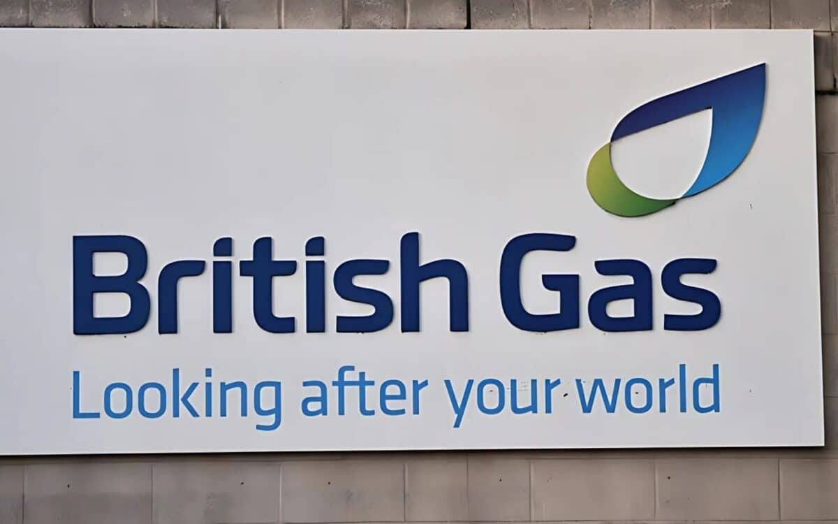 British Gas Nameplate