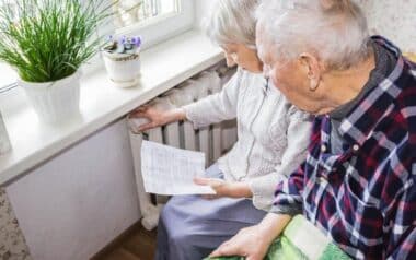 Pensioners-Elderly Couple Reviewing Heating Costs The Role Of Winter Fuel Payments