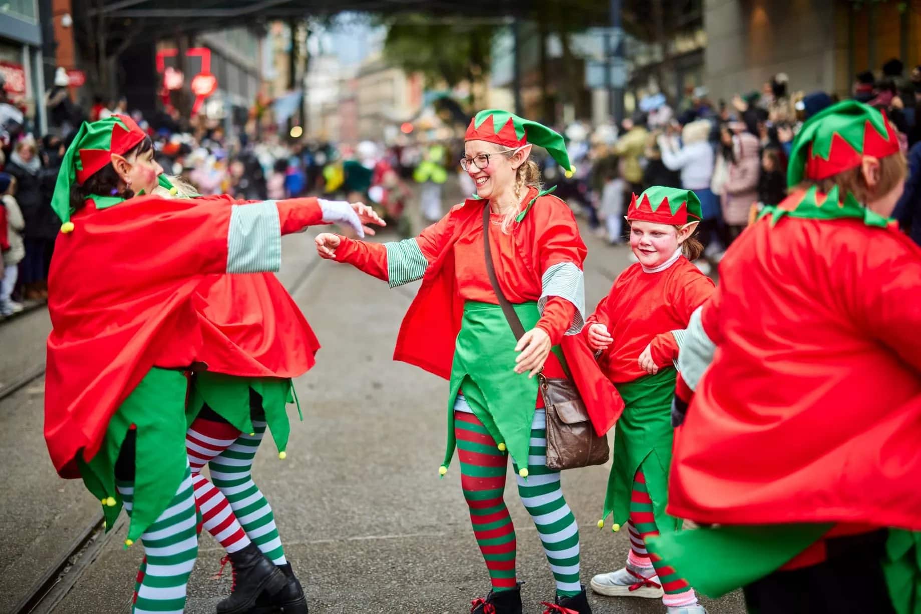 Last Year's Christmas Parade In Manchester