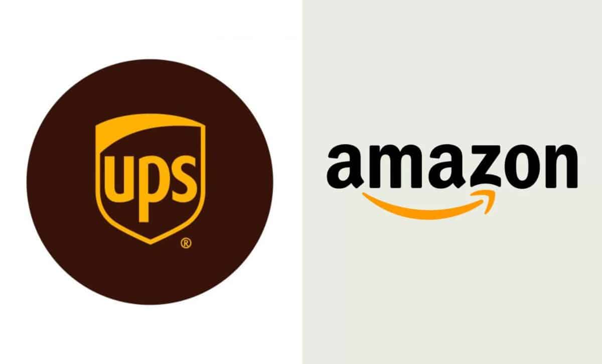 UPS amazon logos