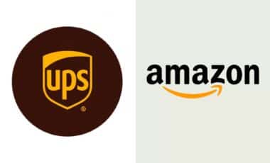 UPS amazon logos