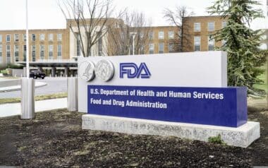 the exterior of the U.S. Food and Drug Administration (FDA) building
