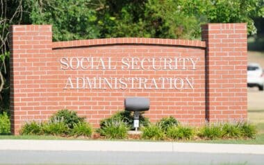 Social Security Administration sign