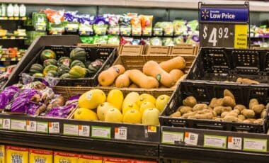 Vegetable Aisle at Walmart
