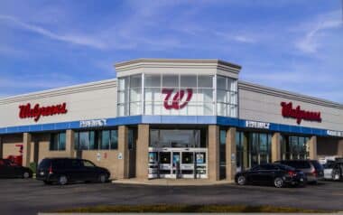 The outside of a Walgreens store