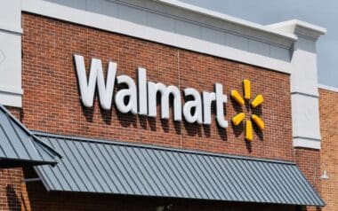 A Walmart front