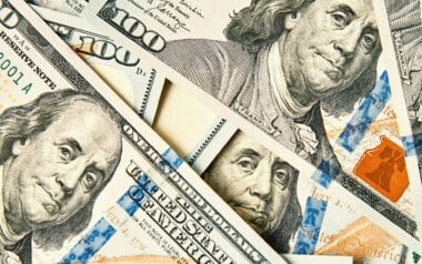 USD Dollar Bills Background