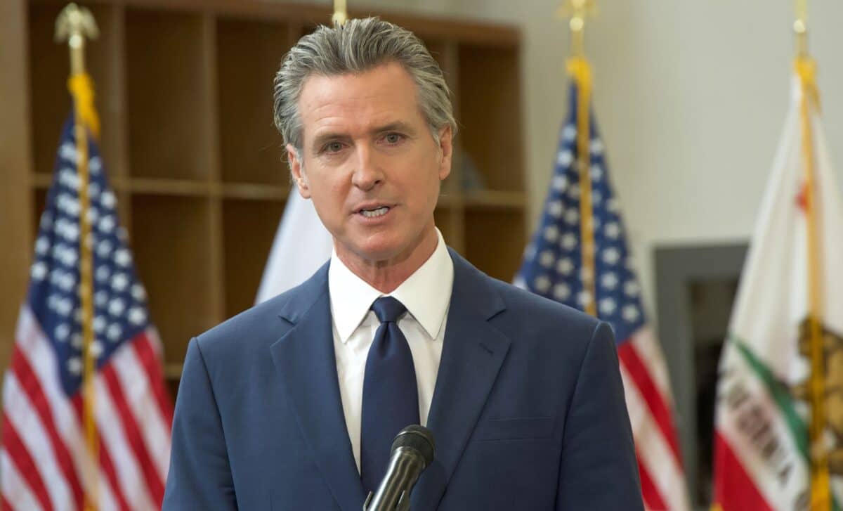 California's Governor Gavin Newsom