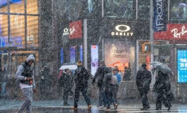 Snow Storm in New York CIty
